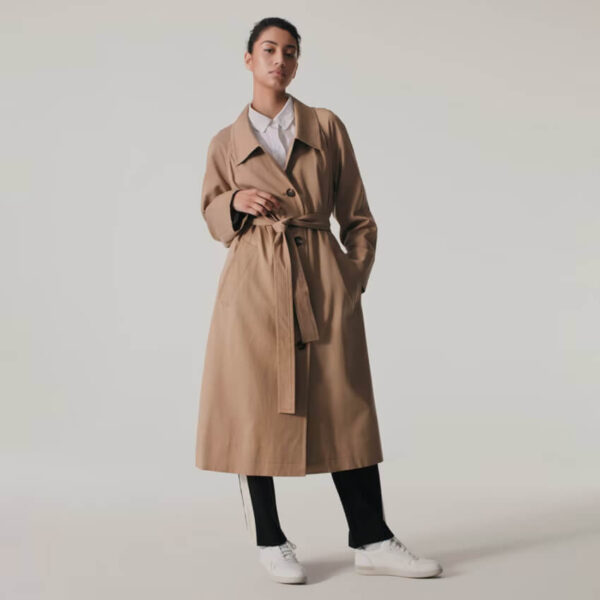 The Gathered Drape Trench