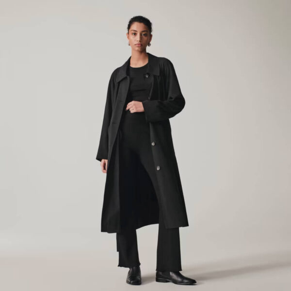 The Gathered Drape Trench