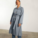 The Gathered Drape Trench