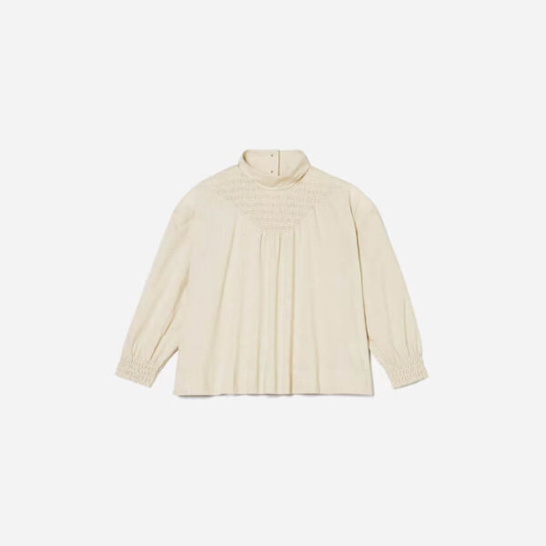 The Funnel-Neck Smock Top