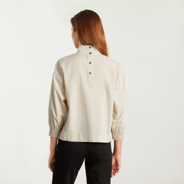 The Funnel-Neck Smock Top