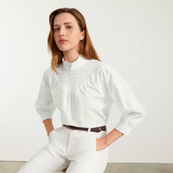 The Funnel-Neck Smock Top